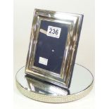 A HALLMARKED SILVER PHOTO FRAME (18x14CM)