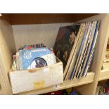 A QUANTITY OF VINTAGE RECORDS (LPs AND SINGLES) INCLUDING : THE BEATLES - RUBBER SOUL; THE ROLLING