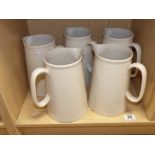 FIVE LORD NELSON WARE JUGS 22.5CM HIGH