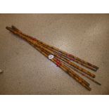 VINTAGE BAMBOO FISHING ROD