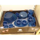 ITALIAN DARK BLUE PART TEA AND DINNER SERVICE