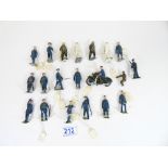COLLECTION OF W.BRITAINS RAF GROUND CREW - HAND PAINTED METAL TOY SOLDIERS