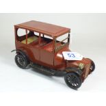 TIN PLATE MODEL CAR - 1915 FORD - MADE IN JAPAN