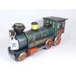 MODERN TOYS (JAPAN) WESTERN TIN PLATE LOCOMOTIVE