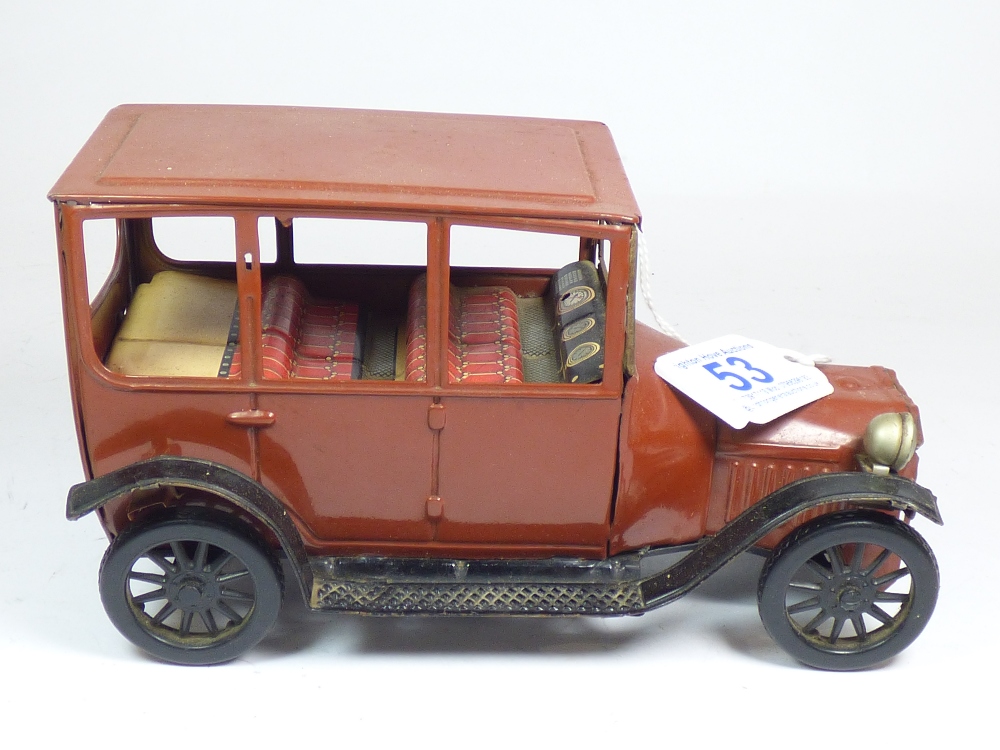 TIN PLATE MODEL CAR - 1915 FORD - MADE IN JAPAN - Image 2 of 9