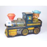 MARX WESTERN CHOO CHOO LOCOMOTIVE BATTERY TOY - TIN PLATE