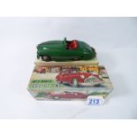 VINTAGE TRI-ANG CLOCKWORK MINIC MODEL No.2 SPORTS CAR IN GREEN