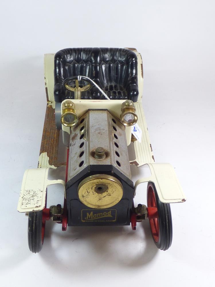 MAMOD STEAM ROADSTER (2 SEATER CAR), MODEL SA1B WITH COACHWORK IN CREAM - Image 4 of 11