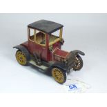 SCHUCO No.1227 OLD TIMER FORD COUPE T 1917 : CLOCKWORK - GERMAN MADE