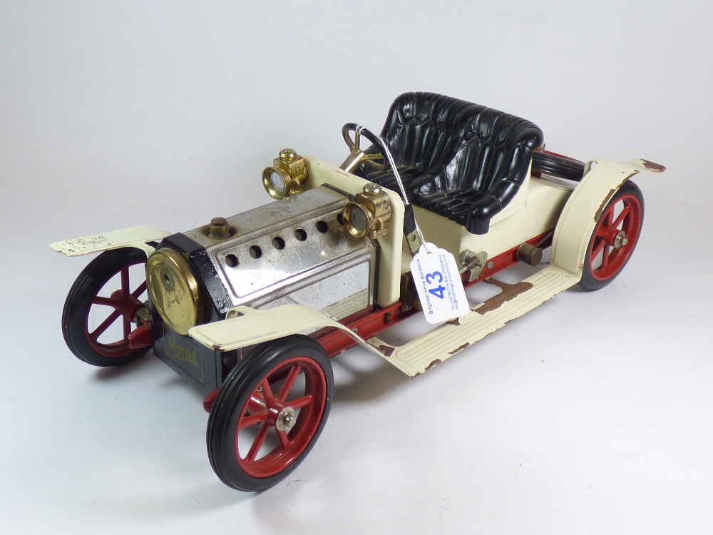 MAMOD STEAM ROADSTER (2 SEATER CAR), MODEL SA1B WITH COACHWORK IN CREAM - Image 2 of 11