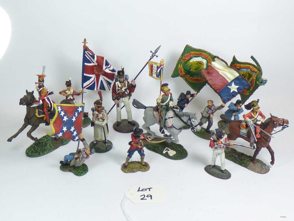 13 METAL DEL PRADO AND BRITAINS SOLDIERS