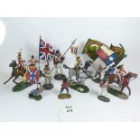 13 METAL DEL PRADO AND BRITAINS SOLDIERS