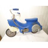 PEDAL BIKE : A TRIANG PLASTIC VESPA PEDAL BIKE - 1970