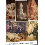 Caves, 31 UK caves, mainly stalactites and modern
