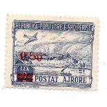 Albania 1952 Air opt 0.50 on 2L SG571 unmntd cat £250