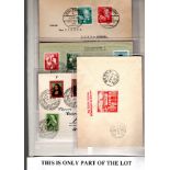 West Germany 1949-53 Group of 4 better covers; 1949 Opening of Bonn Parliament issues on FDC (7