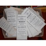 Large carton printed property sale particulars, early 1900s many Herefordshire noted, incl 40