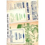 Collection of Br Rail 1940s-60s handbills and traveller pamphlets x 25