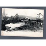 Wales, Caerau Colliery, bottom cnr crease bw printed