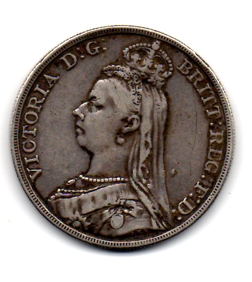 QV crown 1888