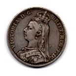 QV crown 1888