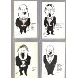 Arthur Forrester character cards x 4