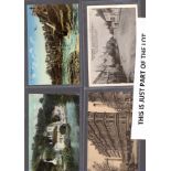 UK Postcards topos in bundle of 50. Mainly RPs or coloureds,