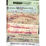 Australian cheques 1930s on x 37