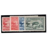 Australia 1932 Sydney Harbour Bridge set SG141-44 ( both 2ds) lmm set cat £475