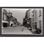 Rhayader, West street, vintage animated RP by Judges, unused