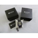 Barkers of Kensington Turbo Sport gentlemans wristwatch in original packaging and certificate