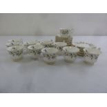 Royal Albert Brigadoon teaset to include plates, cups and saucers, twelve place setting (35)