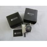 Barkers of Kensington Aero Sport gentlemans wristwatch in original packaging and certificate