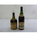 Croizet vintage 1906 Bonaparte Cognac Fine Champagne and Chateauneuf du Pape vintage 1964