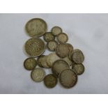A quantity of pre 1947 and pre 1920 GB silver coins