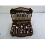 A canteen of silver plated flatware for six place settings