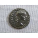 A hammered Roman coin
