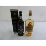 Ramos Pinto late bottle vintage port 1995 and a bottle of Badel Slivovitz plum brandy