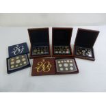 Royal Mint executive proof collections of 2001, 2003, 2005, 2006 and 2007