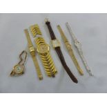 A quantity of ladies fashion wristwatches (6)