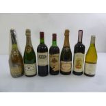 A quantity of Champagne and wine to include Autreau vintage 1982, Champagne de Blank, Chateau Bauduc