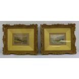 E. M. Wimperes two framed and glazed watercolours of the Lake District, 7 x 10.5cm