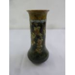 Royal Doulton vase decorated with flowers, marks to the base