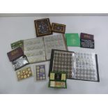 A quantity of GB and foreign coins to include two albums, coinage of GB and Northern Ireland, some