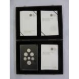 The Royal Mint 2008 United Kingdom Coinage Emblems of Britain, silver proof collection to include