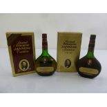 Grand Armagnac Janneau Tradition 68cl and Fondateur 68cl, both in original packaging