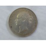 A Victorian Young Head 1844 half crown