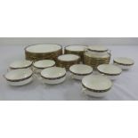 Wedgwood Marina R4475 part dinner service to include plates and bowls (57)