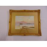 T. Wilson framed and glazed watercolour titled Loch Katrine, signed bottom left, 24 x 35cm