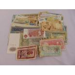 A quantity of GB and foreign bank notes various denominations